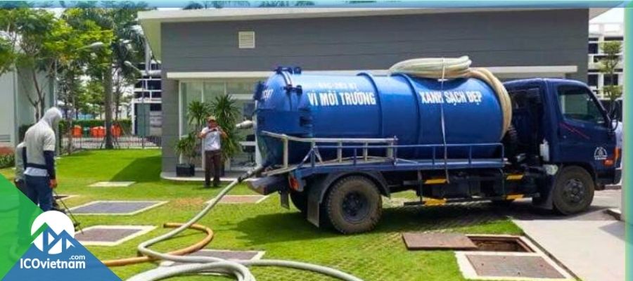 Hút bể phốt tại Hoàng Mai Giá Rẻ Uy Tín - ICO Việt Nam