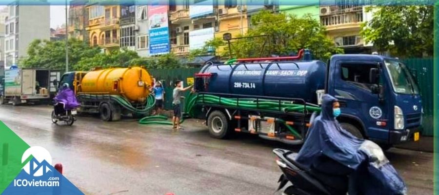 Hút bể phốt tại Mê Linh – NHANH, SẠCH, GIÁ RẺ