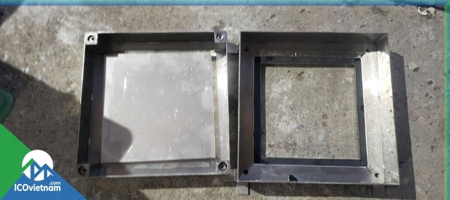 Nắp hút bể phốt bằng inox